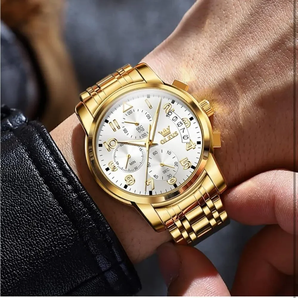 Classic Quartz Wristwatch for Men